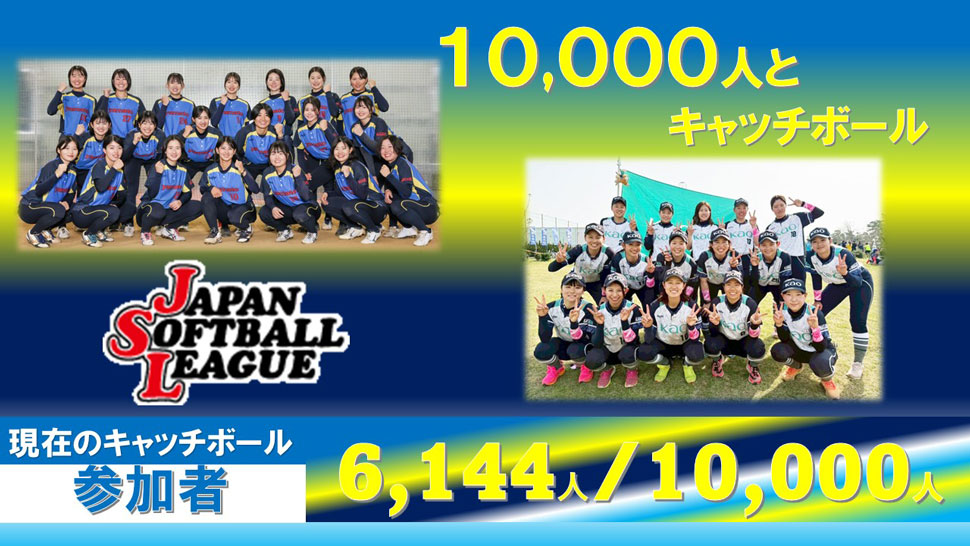 チャレンジ10,000人とキャッチボール