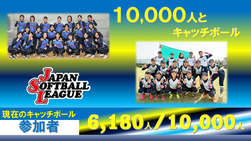 チャレンジ10,000人とキャッチボール