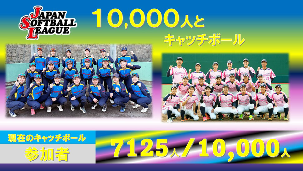 チャレンジ10,000人とキャッチボール