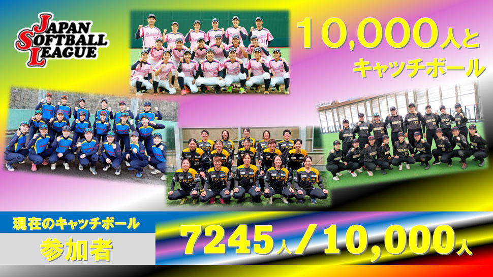 チャレンジ10,000人とキャッチボール